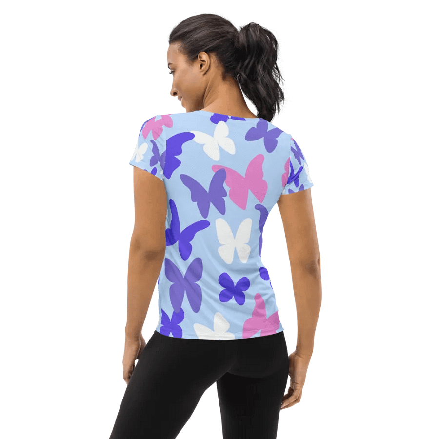 Butterfly Dreams Women's Athletic T-Shirt product image (2)