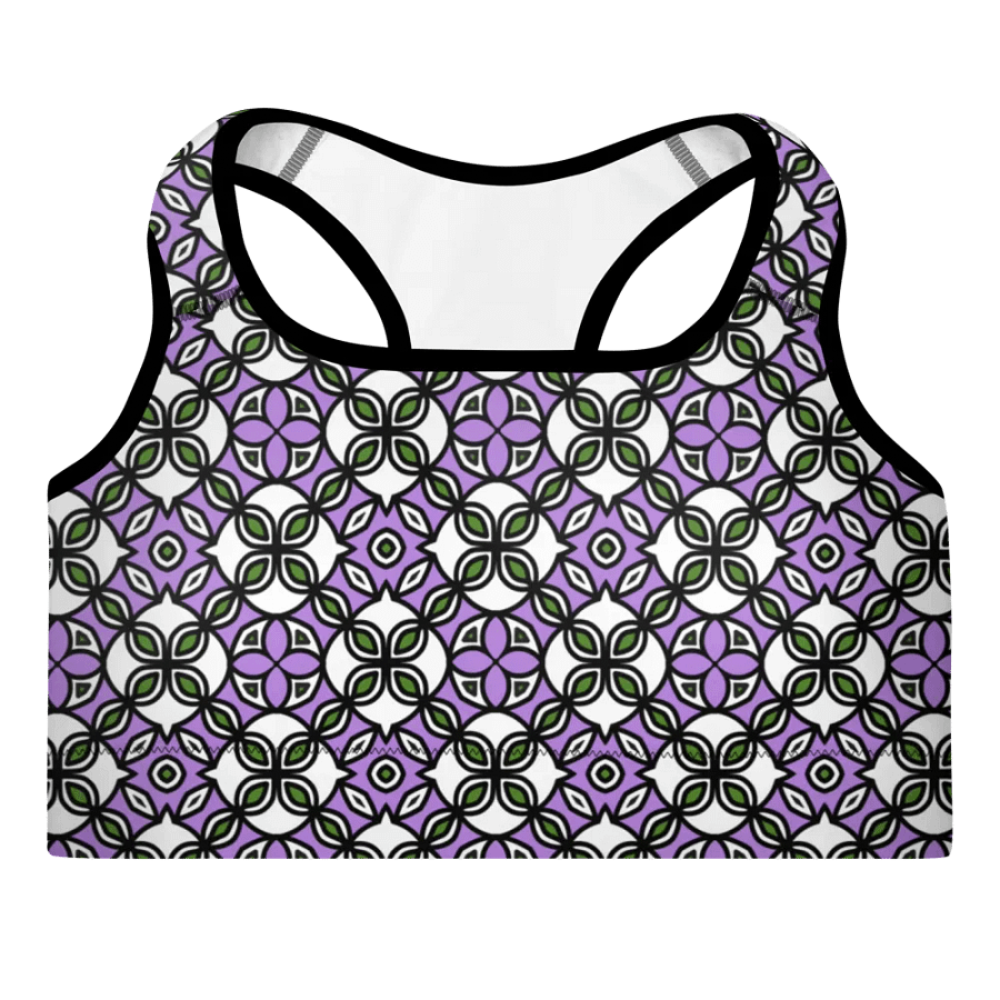 Gender Queer Abstract (1) - Padded Sports Bra product image (3)