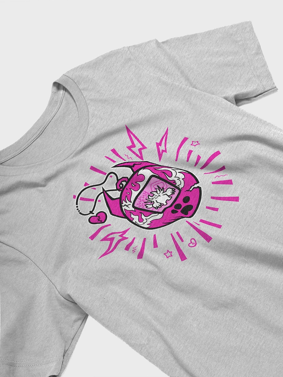 Heartbreaker Virtual Meow // T-Shirt - Hot Pink - Light Mode product image (3)