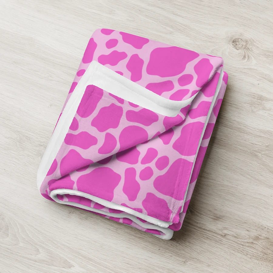 Pink Cow Skin Blanket product image (7)