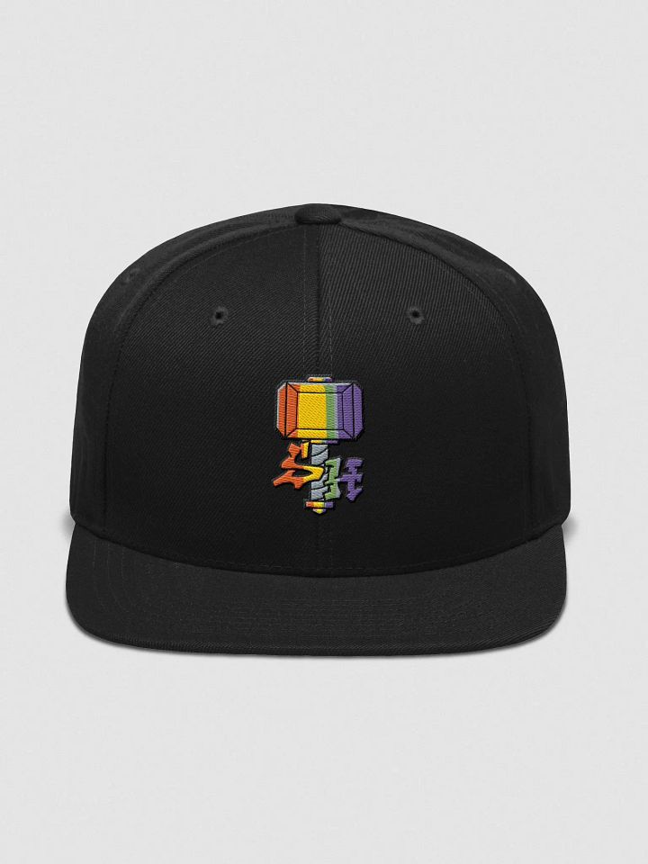 Fragmented Reflection Wool Blend Snapback Cap product image (6)