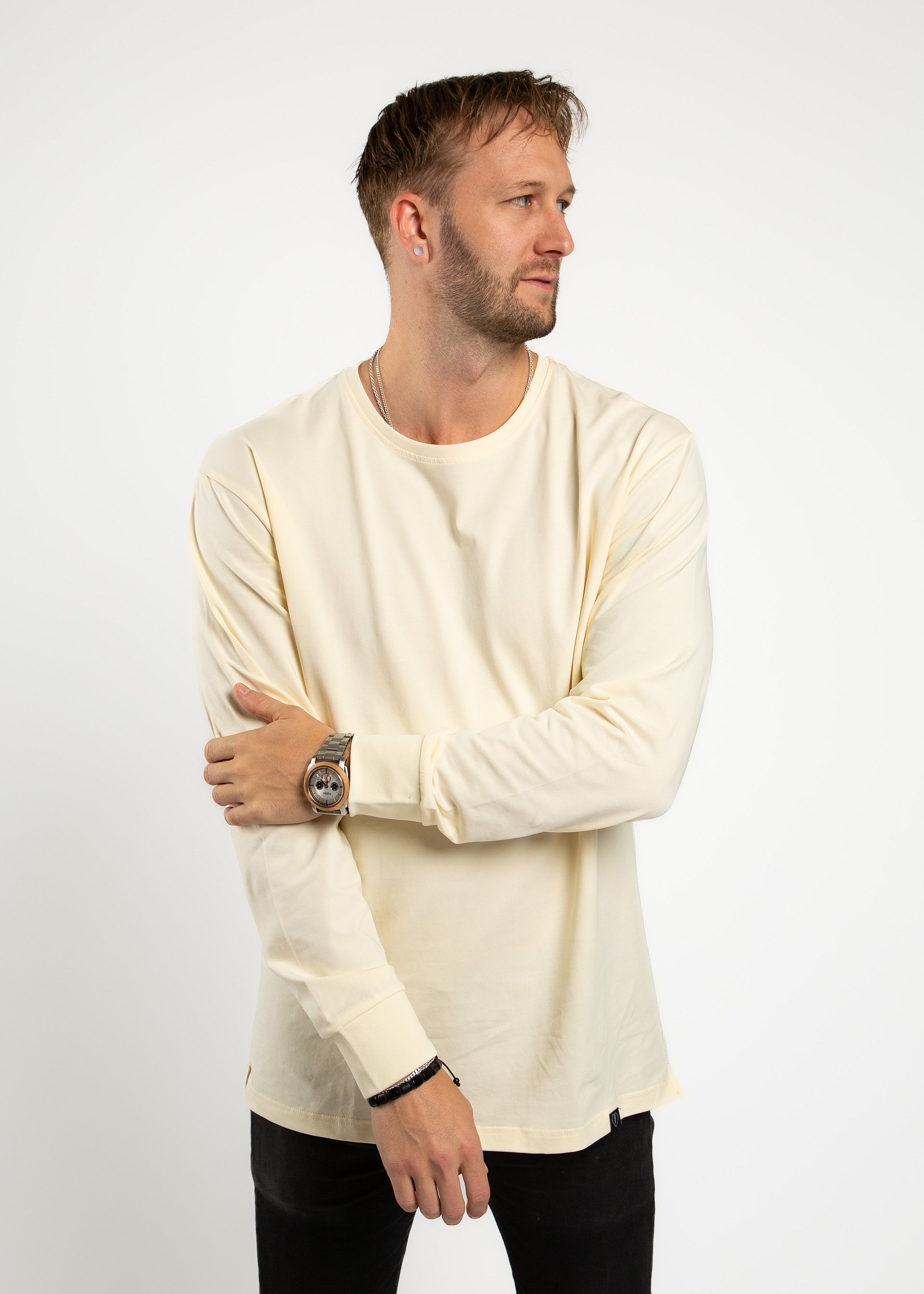 Long-Sleeve Tee 2-Pack - Navy/Bone product image (5)