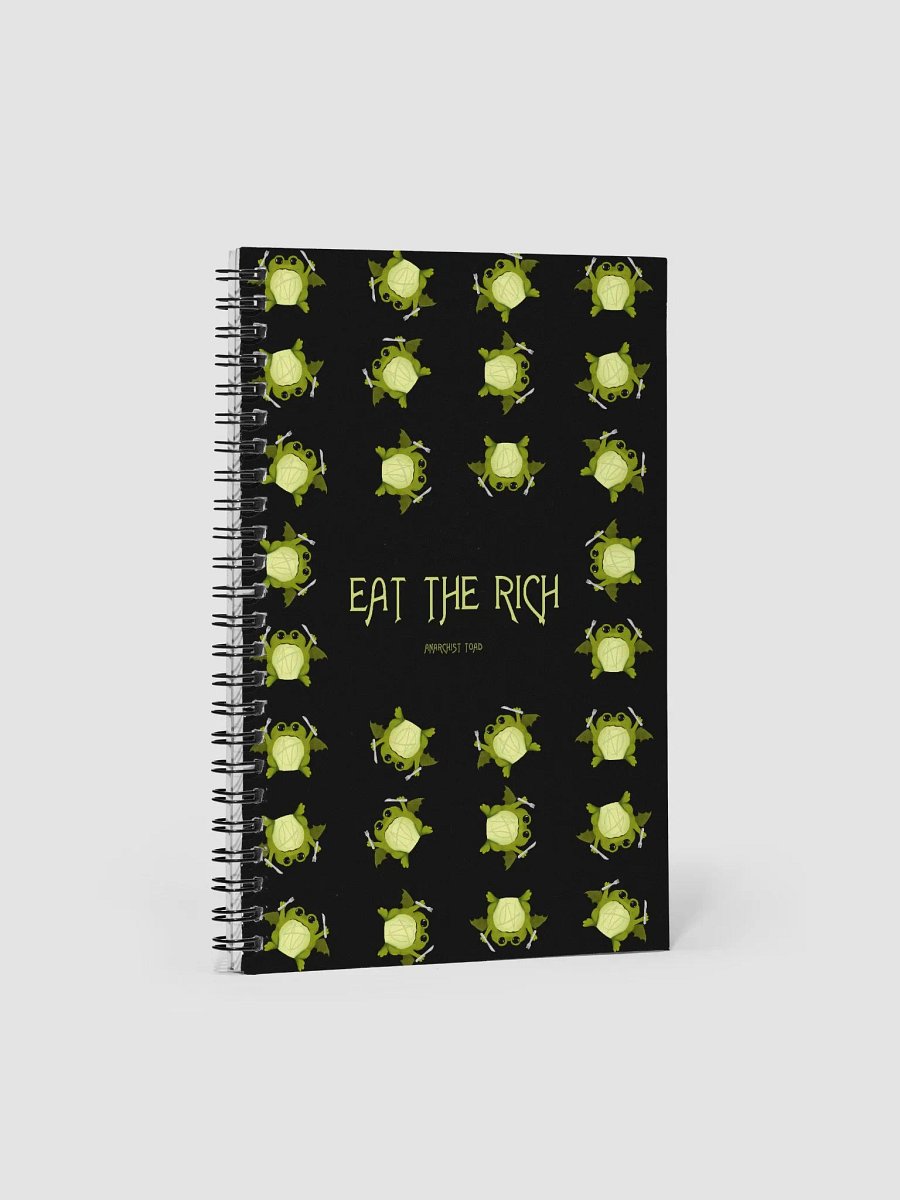 Eat the Rich pattern Notebook product image (1)