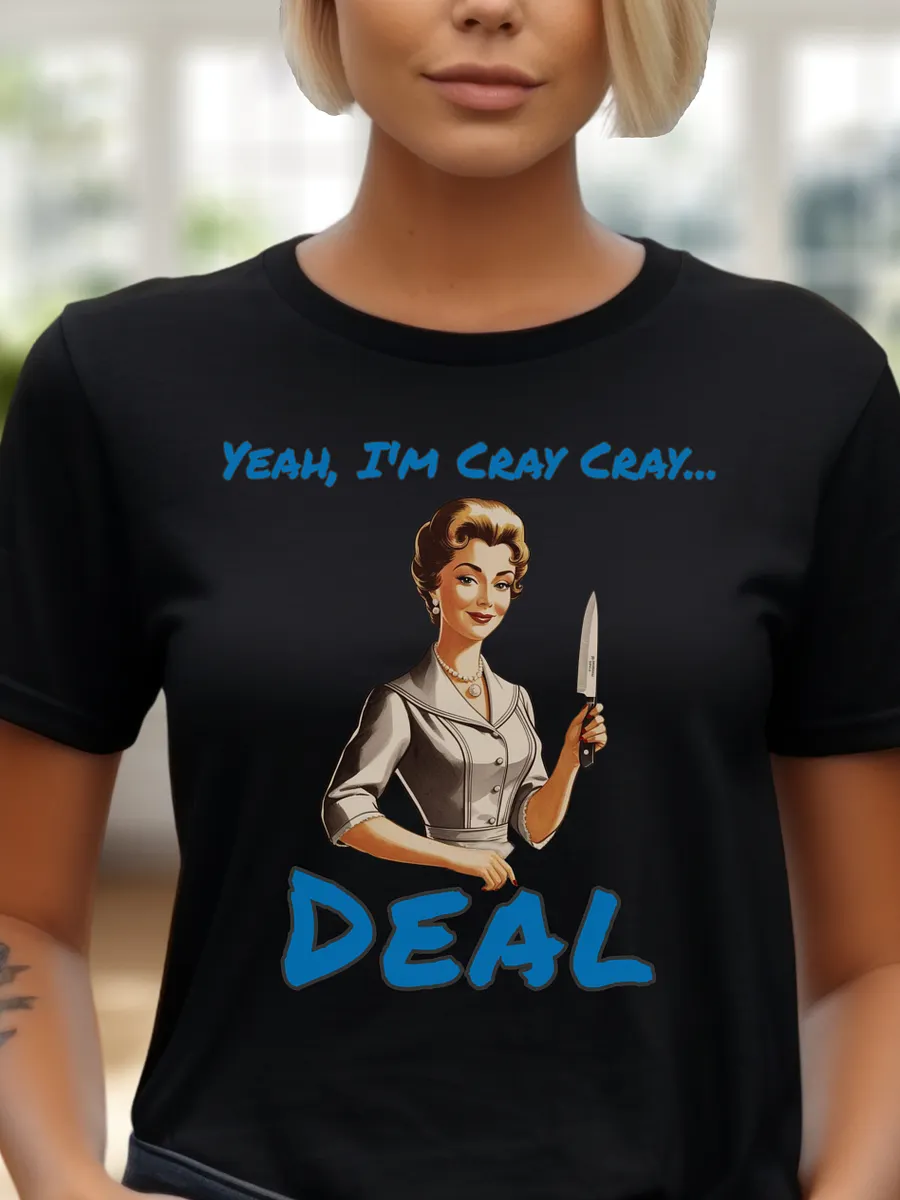 Yeah I'm Cray Cray - Bella Canvas 3001 Unisex Staple T-Shirt product image (1)