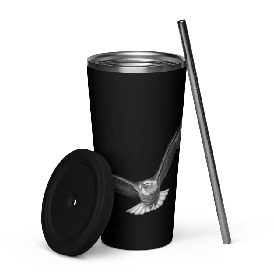 Eagle Drawing Straw Cup product image (9)