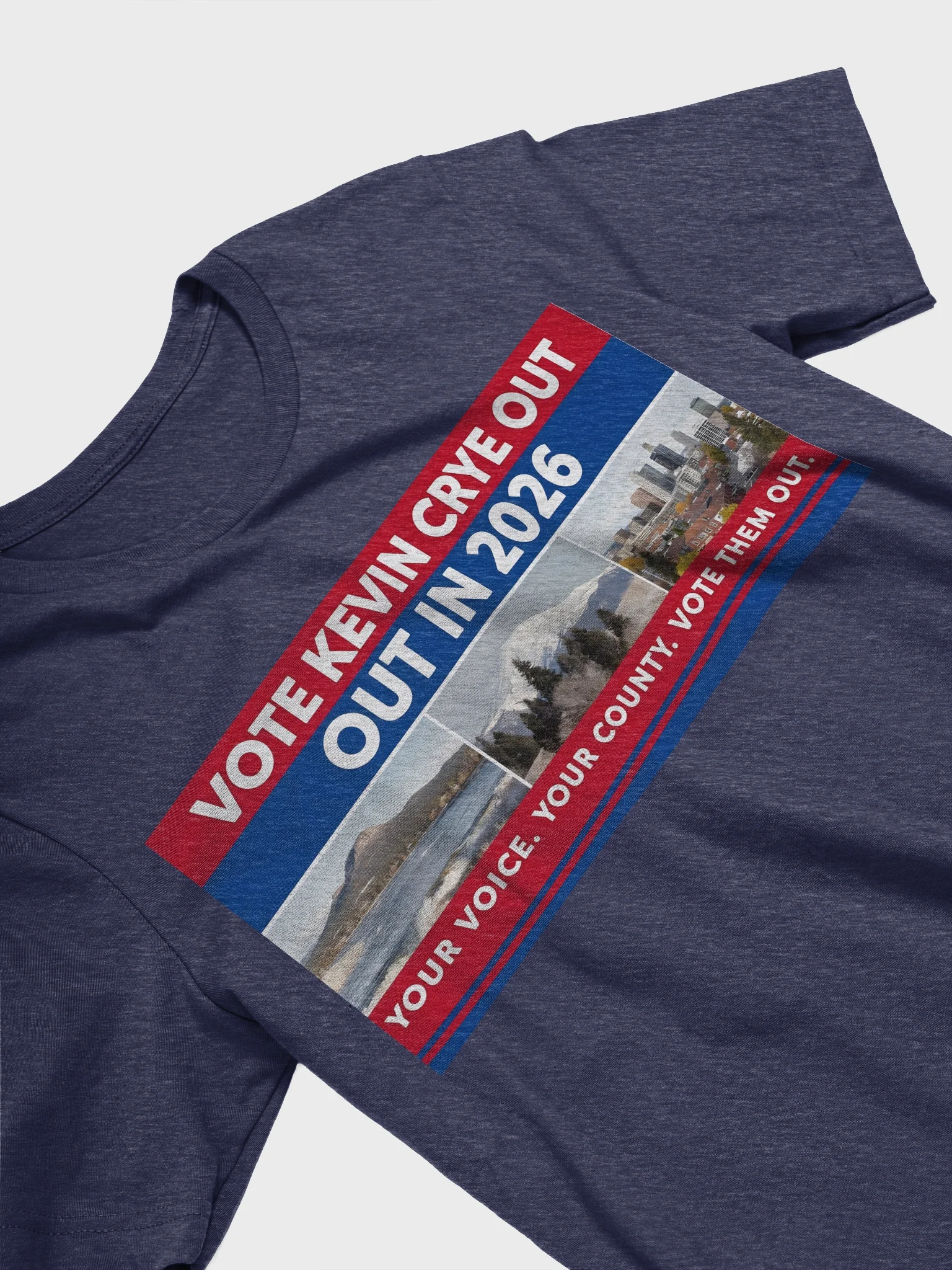 Vote Kevin Crye Out T-Shirt product image (12)