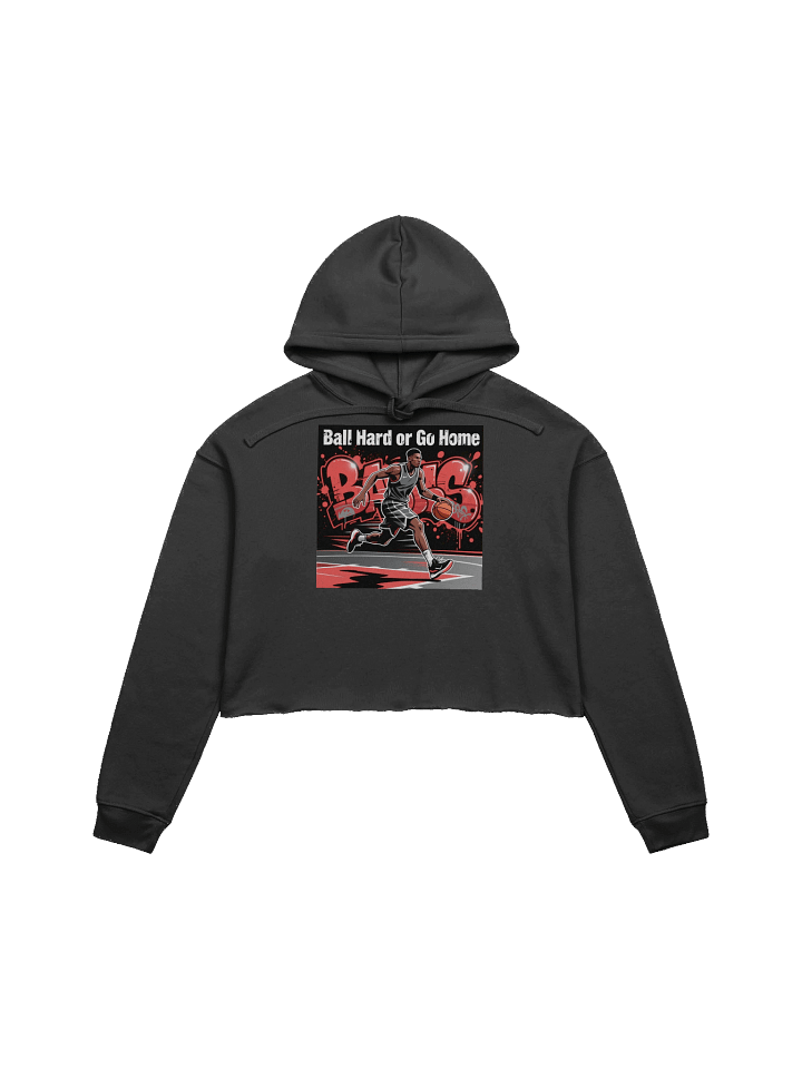 Graffiti Court Crop Hoodie product image (1)