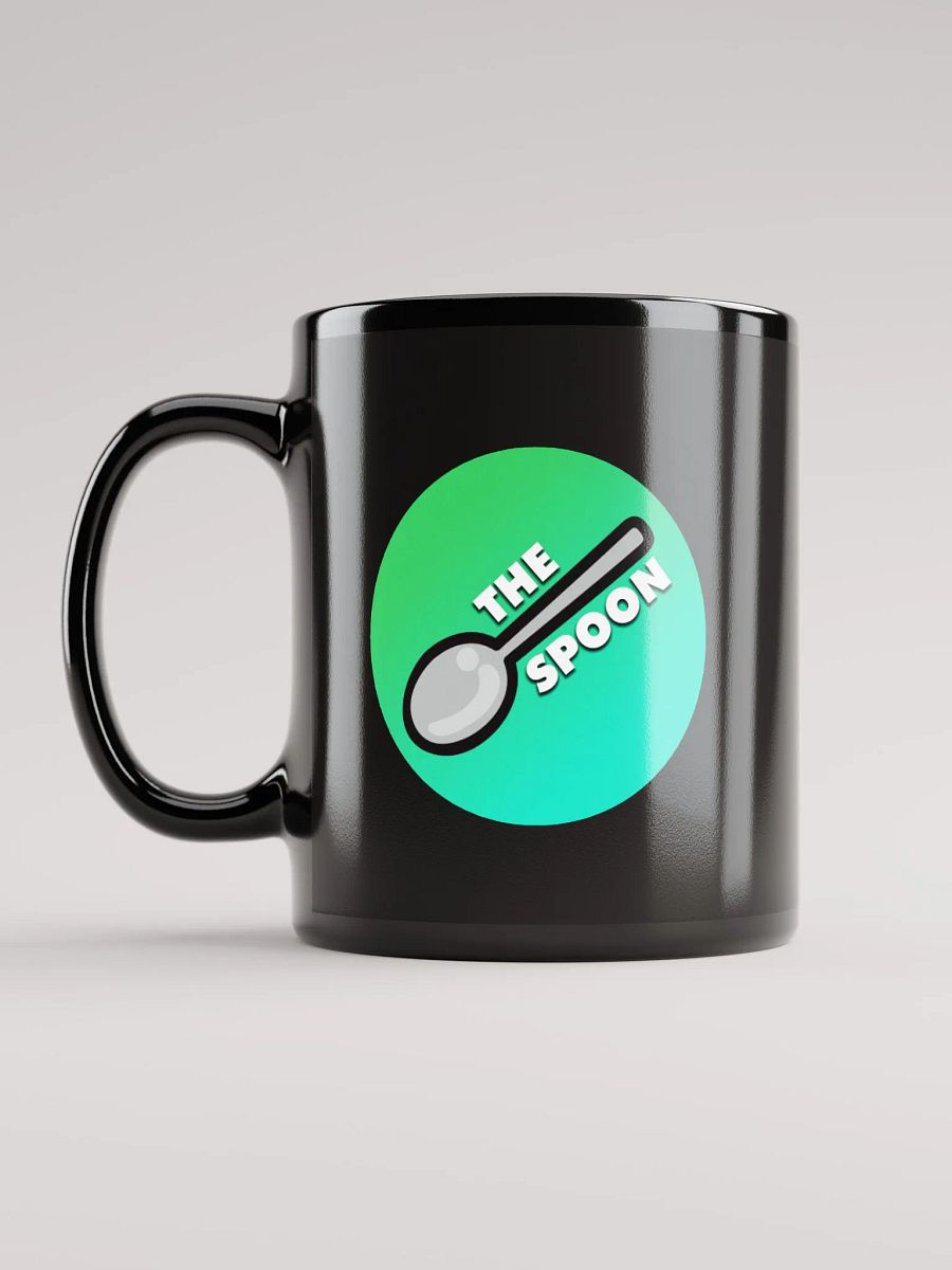 Spoon Mug - Black Glossy product image (6)