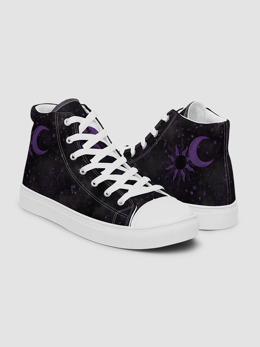 Moon and Sun Women's High Top Canvas Shoes product image (5)