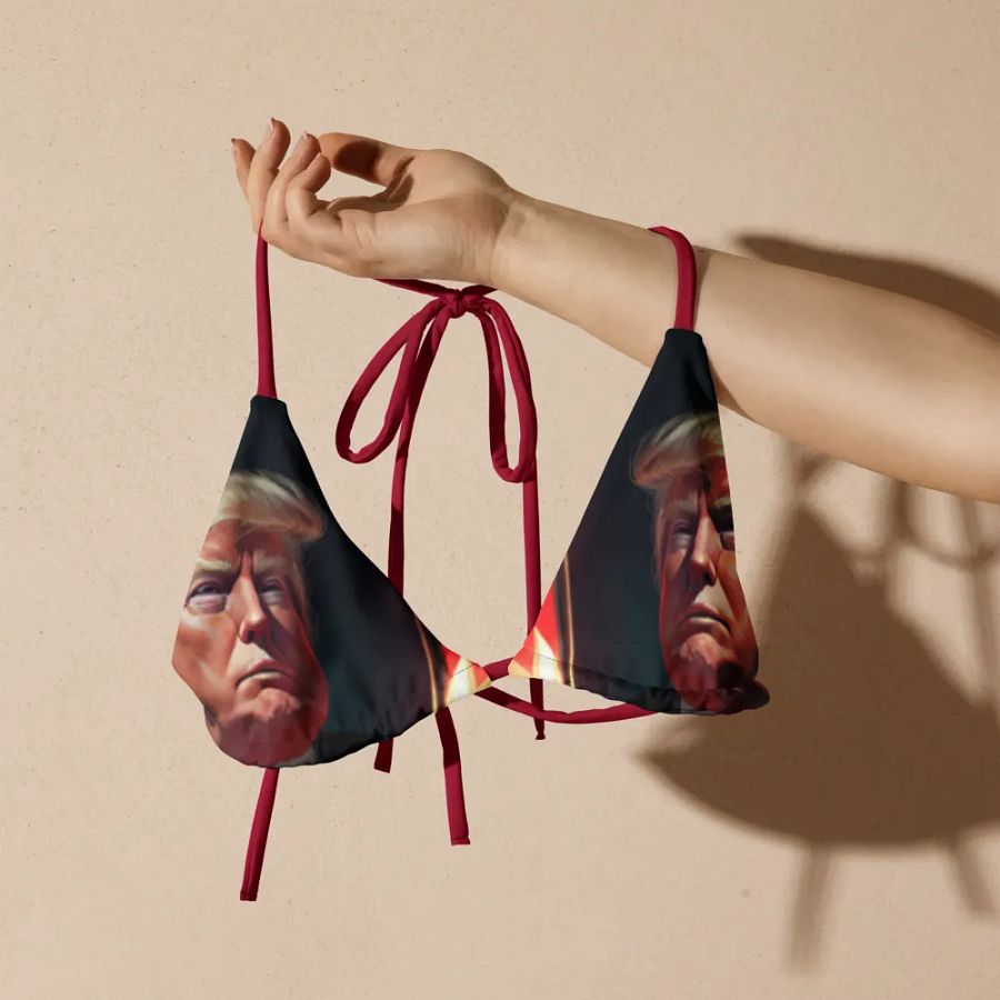 Pledge Allegiance All-Over Bikini Top product image (8)
