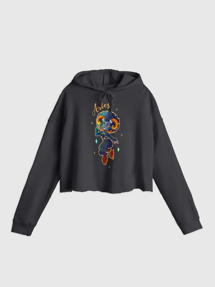 Aries Crop Hoodie (Zodiac Series) product image (1)
