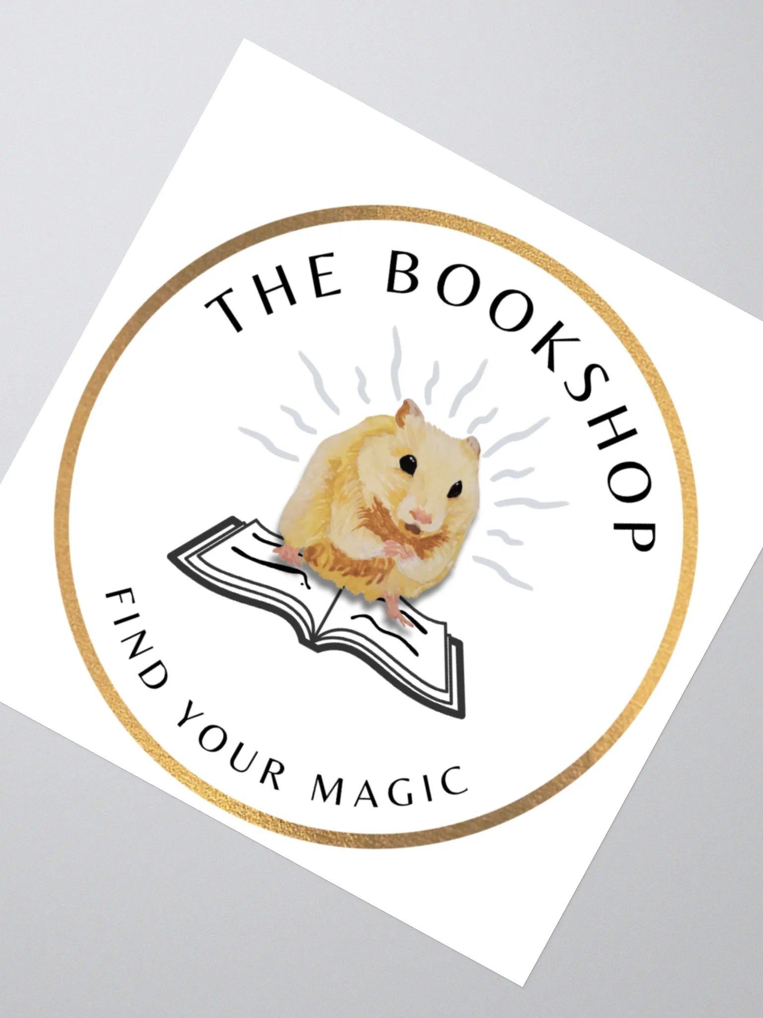Hamster bookshop stickers product image (2)