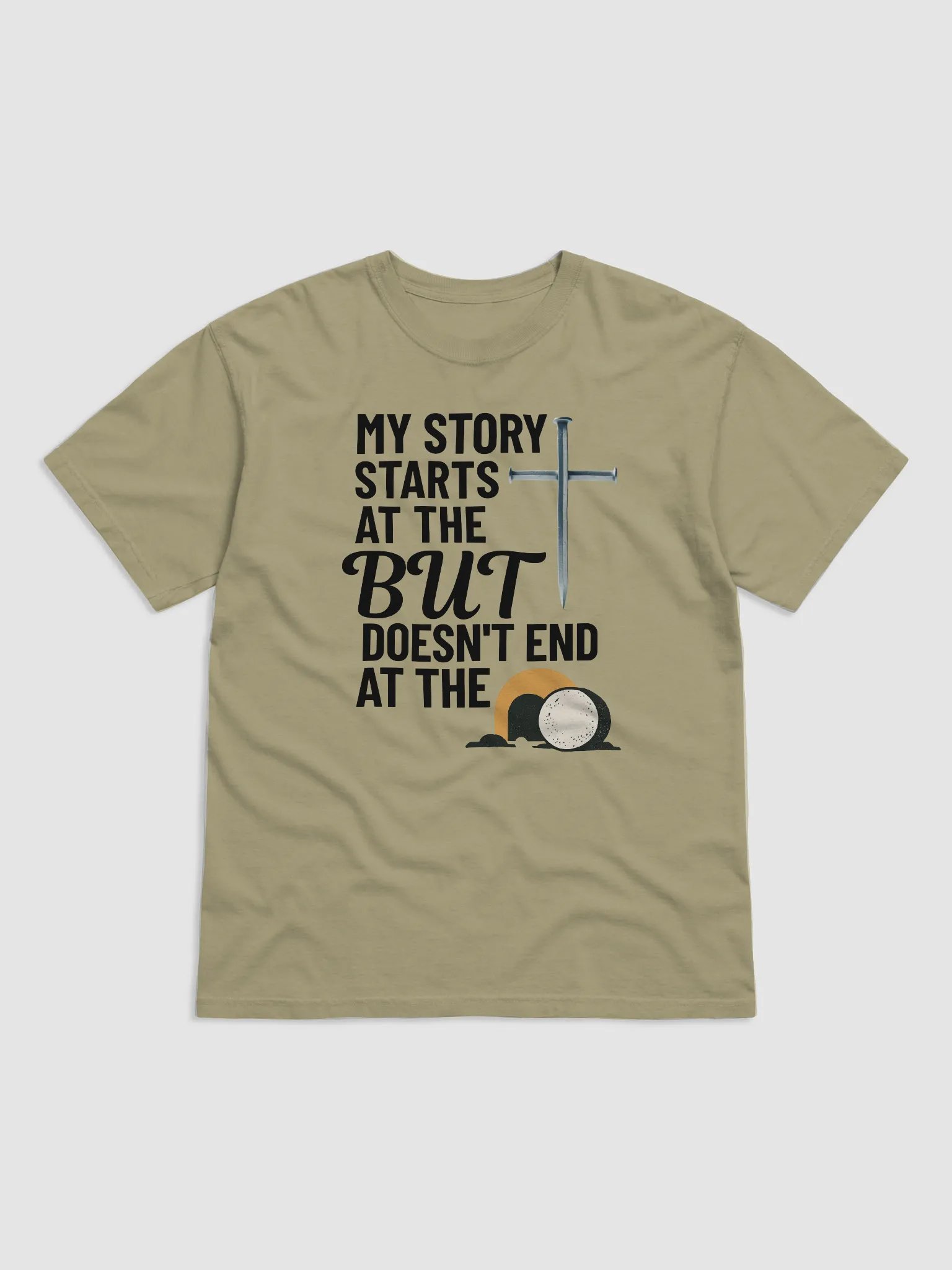 My Story Starts at the Cross – Faith Journey T-Shirt product image (1)