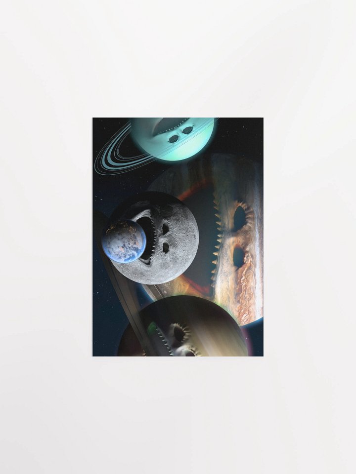 The Moon Woke Up Family Canvas product image (1)
