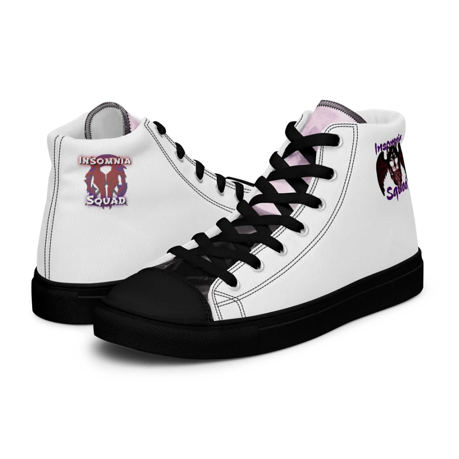 Women's White Insomnia Squad Canvas Hi-Tops product image (10)