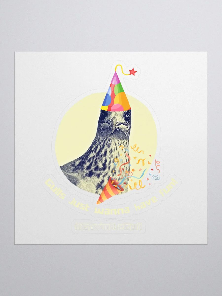 Gavin the Gull - Gulls just wanna have fun stickers product image (3)