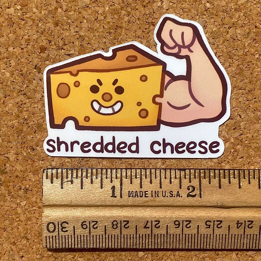 Shredded Cheese Sticker product image (3)