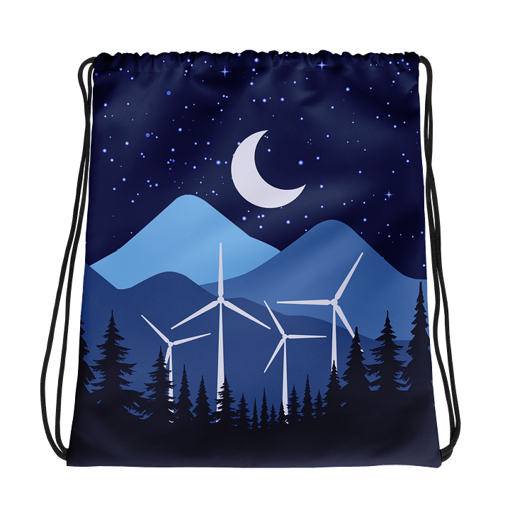 Night Sky Drawstring Bag product image (1)