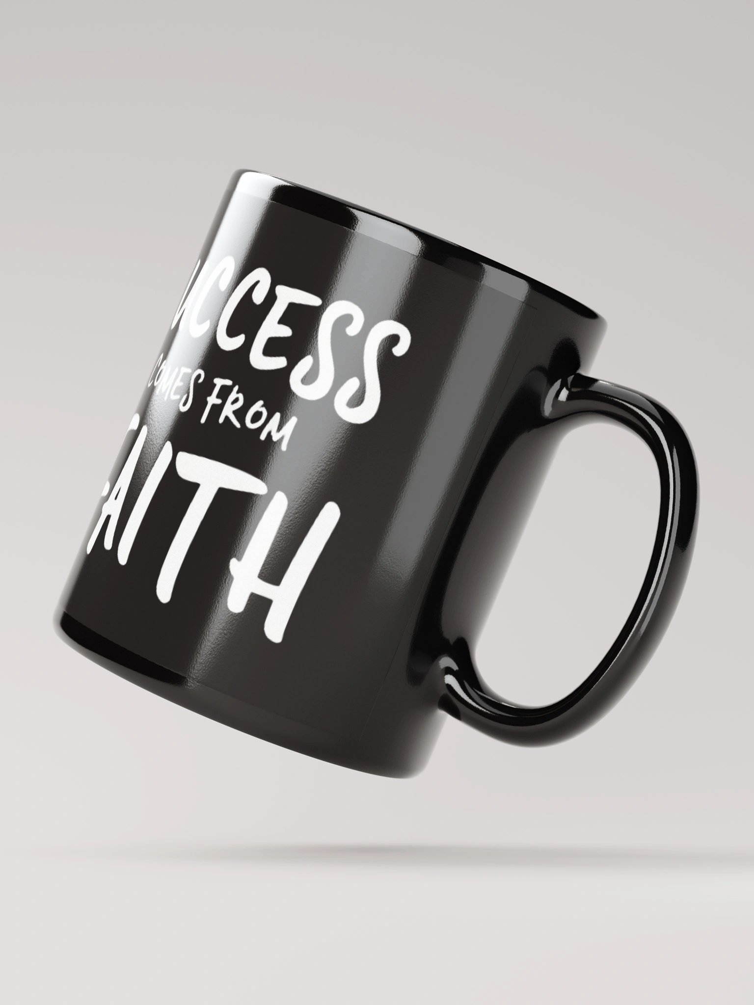 Unlock Your Inner Belieber Power: Success Comes From Faith Inspirational Mug – Transform Your Life Like Justin Bieber! product image (4)