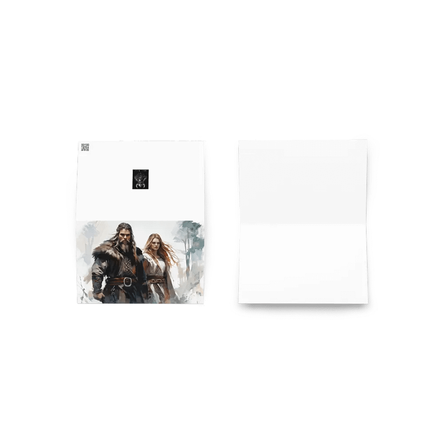 Greeting Card - Viking Couple product image (6)