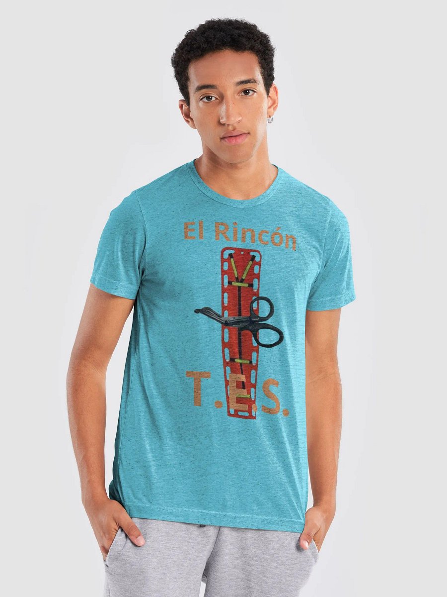 Camiseta de manga corta de Bella-Canvas Triblend logo rincon del T.E.S product image (7)