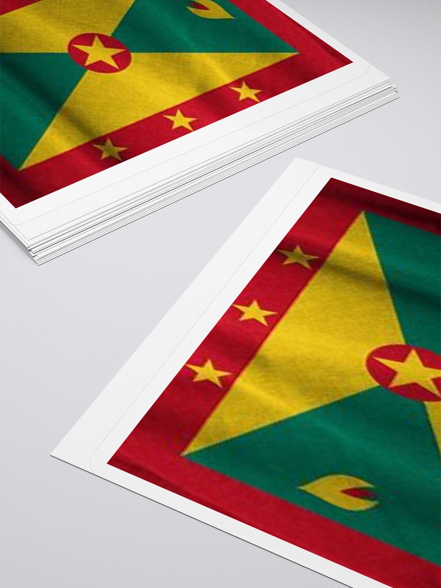 Grenada Flag Sticker | Nutmeg Design | Durable Vinyl | 3 Sizes product image (12)
