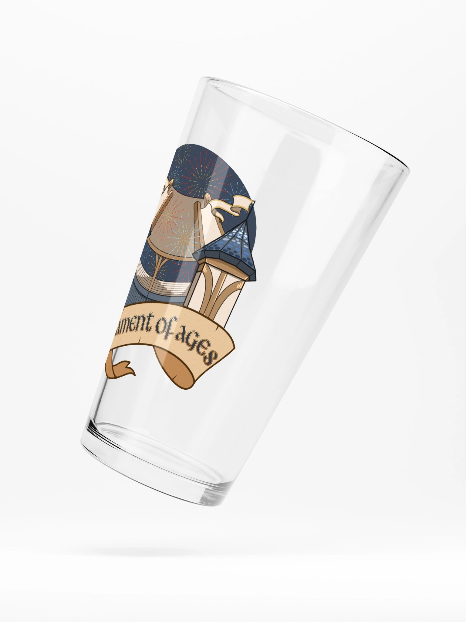 Coliseum Sky - Fireworks Version - Pint Glass product image (5)
