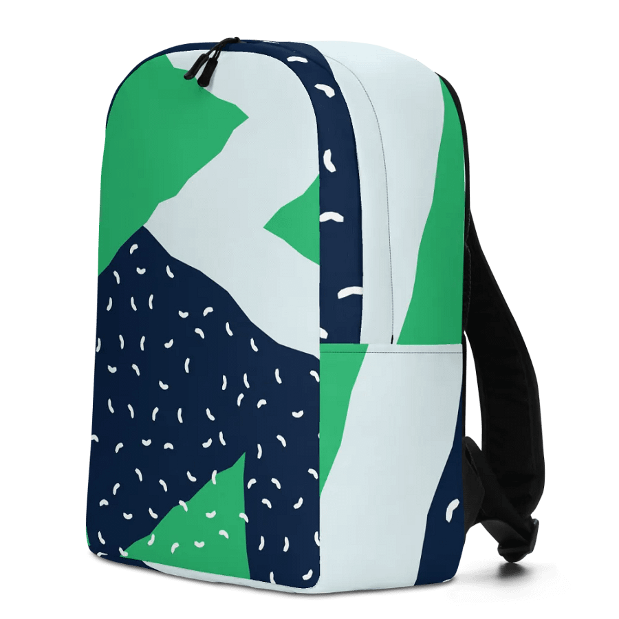 Customizable Canvas: All-Over Print Minimalist Backpack product image (5)