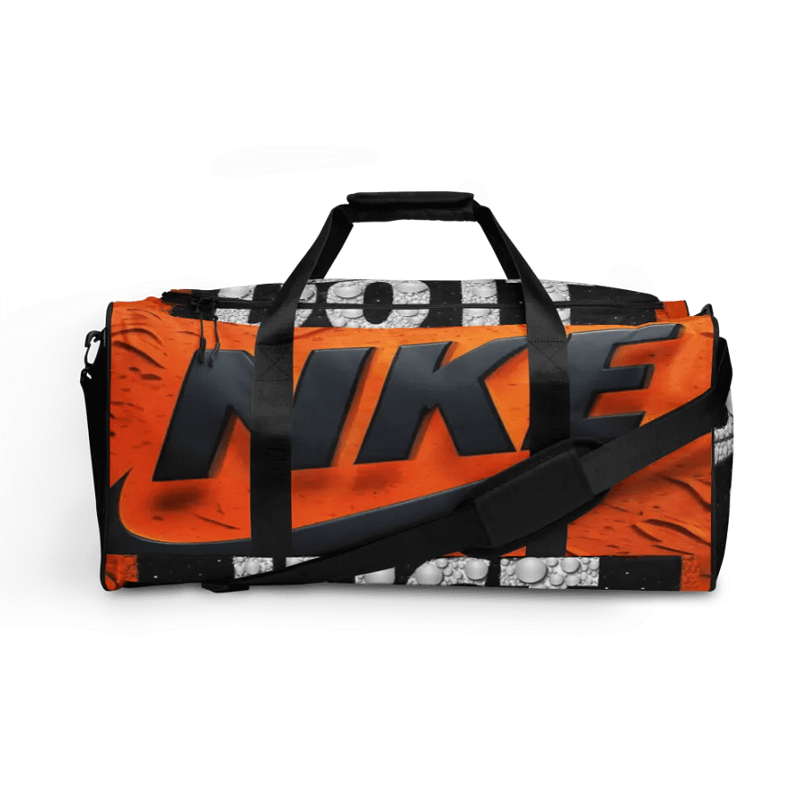 Buhay Tuklas Nike Swoosh Orange All-Over Duffle Bag product image (1)