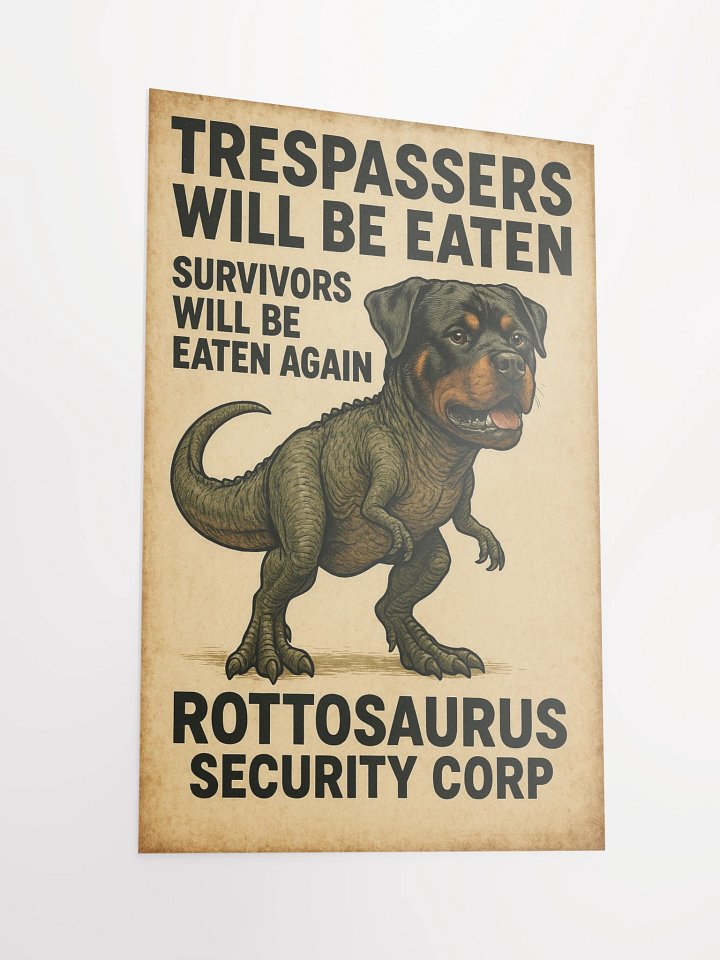 Rottosaurus Security Corp Poster product image (4)