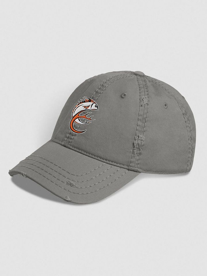 Cast And Camo Grey Distressed Hat product image (2)
