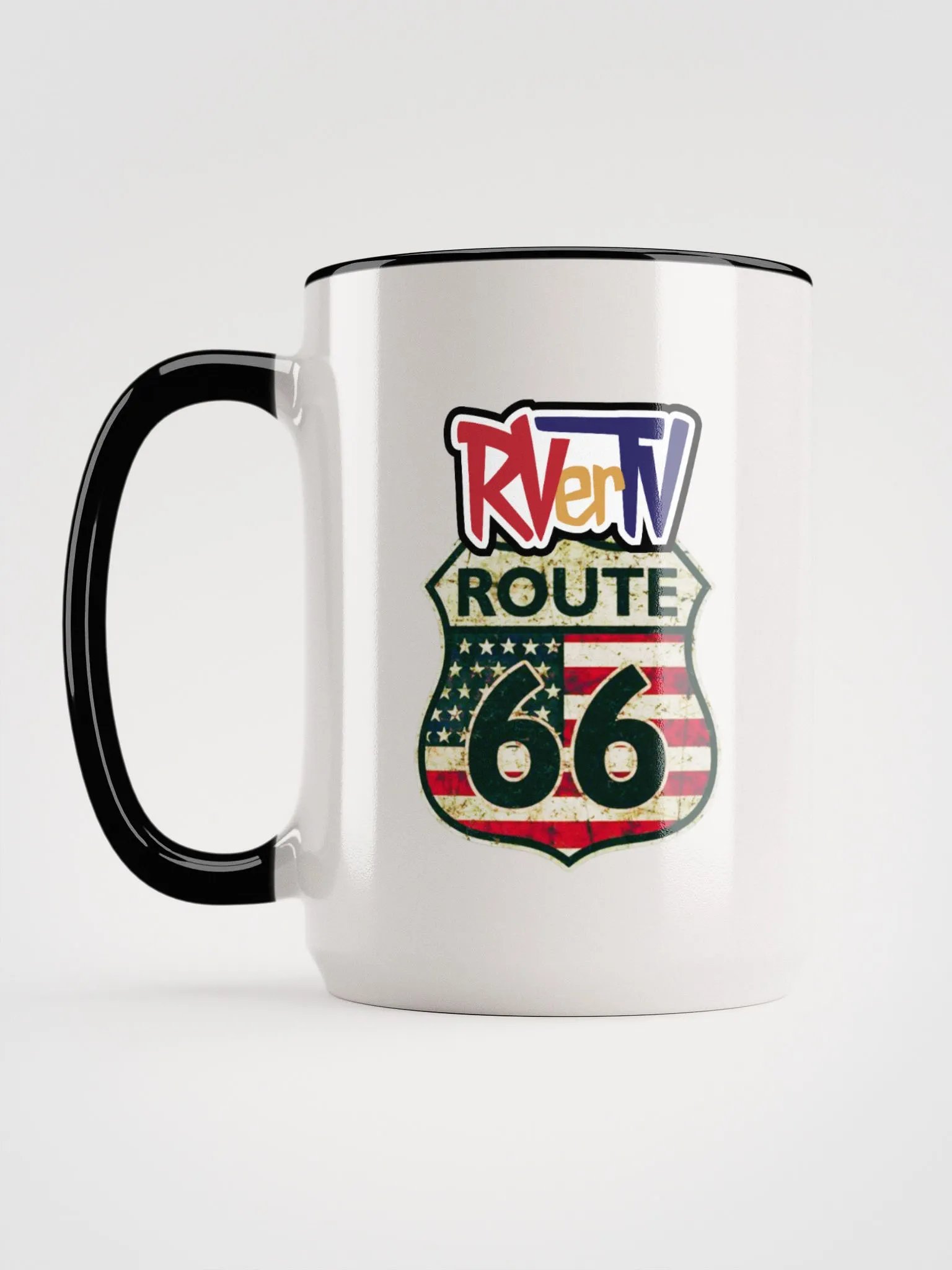 Route 66 Flag Emblem - Coffee Mug product image (3)
