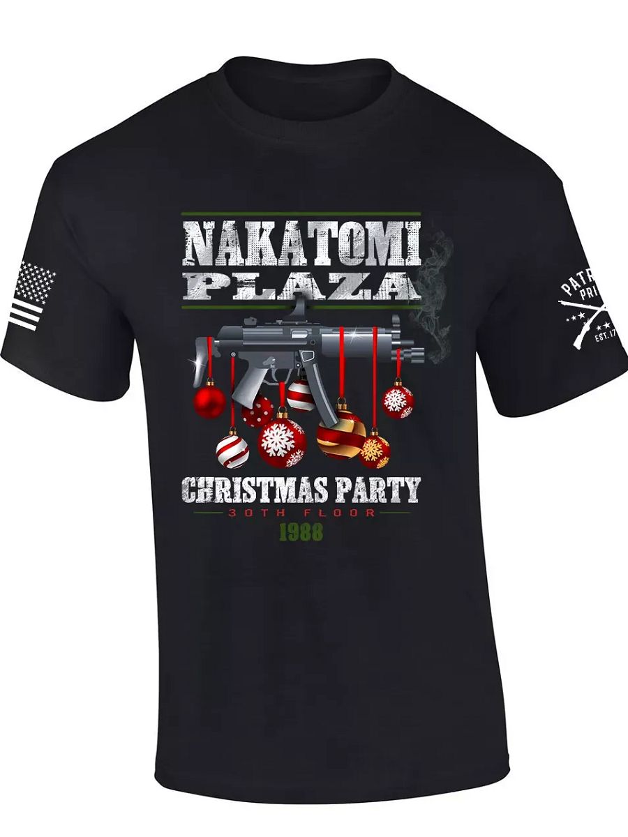 Patriot Pride Christmas Tshirt Nakatomi Plaza Patriotic Christmas Movie product image (1)
