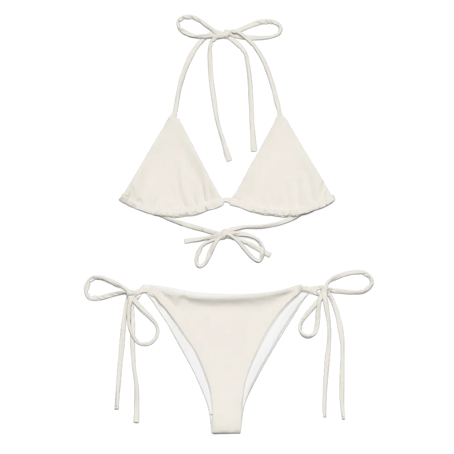 Namaste Cream and Gold String Bikini product image (5)