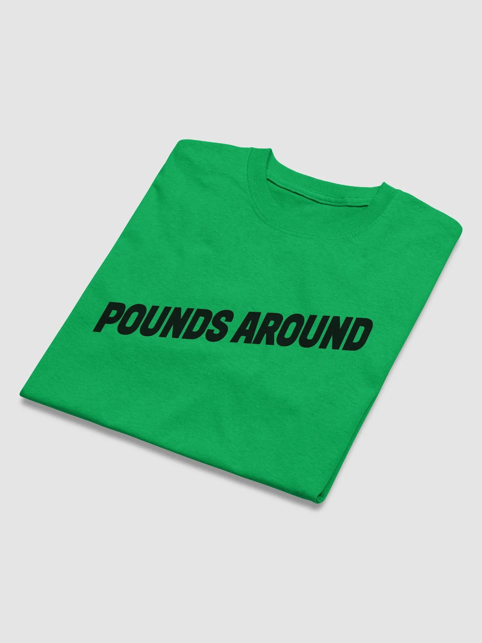 POUNDS AROUND GREEN AND BLACK SHIRT product image (4)