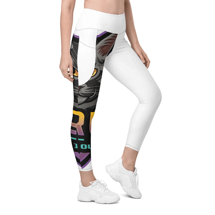 All-Over Print Lady Leggings with Pockets product image (1)