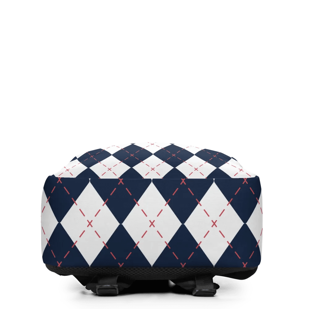 Argyle Elegance All-Over Backpack product image (4)