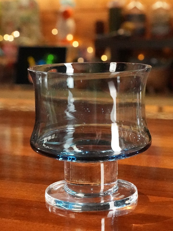 Vintage Blue Cocktail Glasses (set of 2) product image (2)