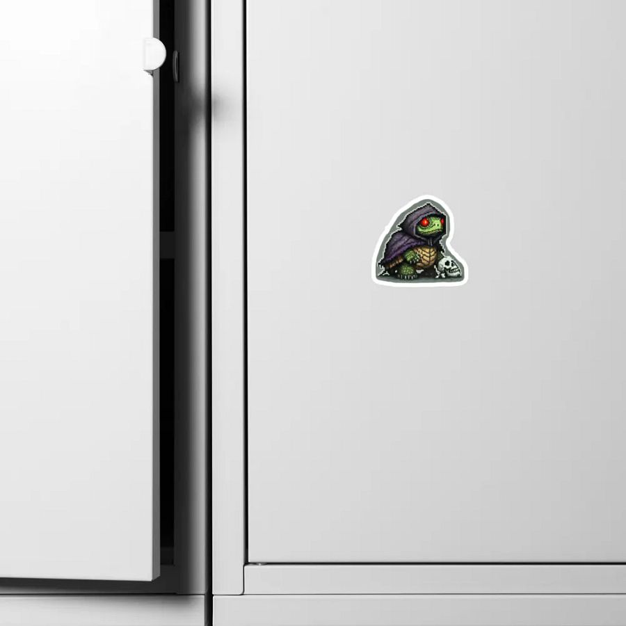 Rogue Turtle Emote Die-Cut Magnet product image (10)