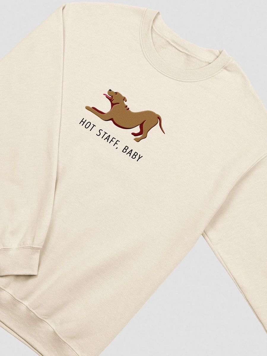 Hot Staff, Baby Sweatshirt (Embroidered) of a Staffordshire Terrier product image (5)