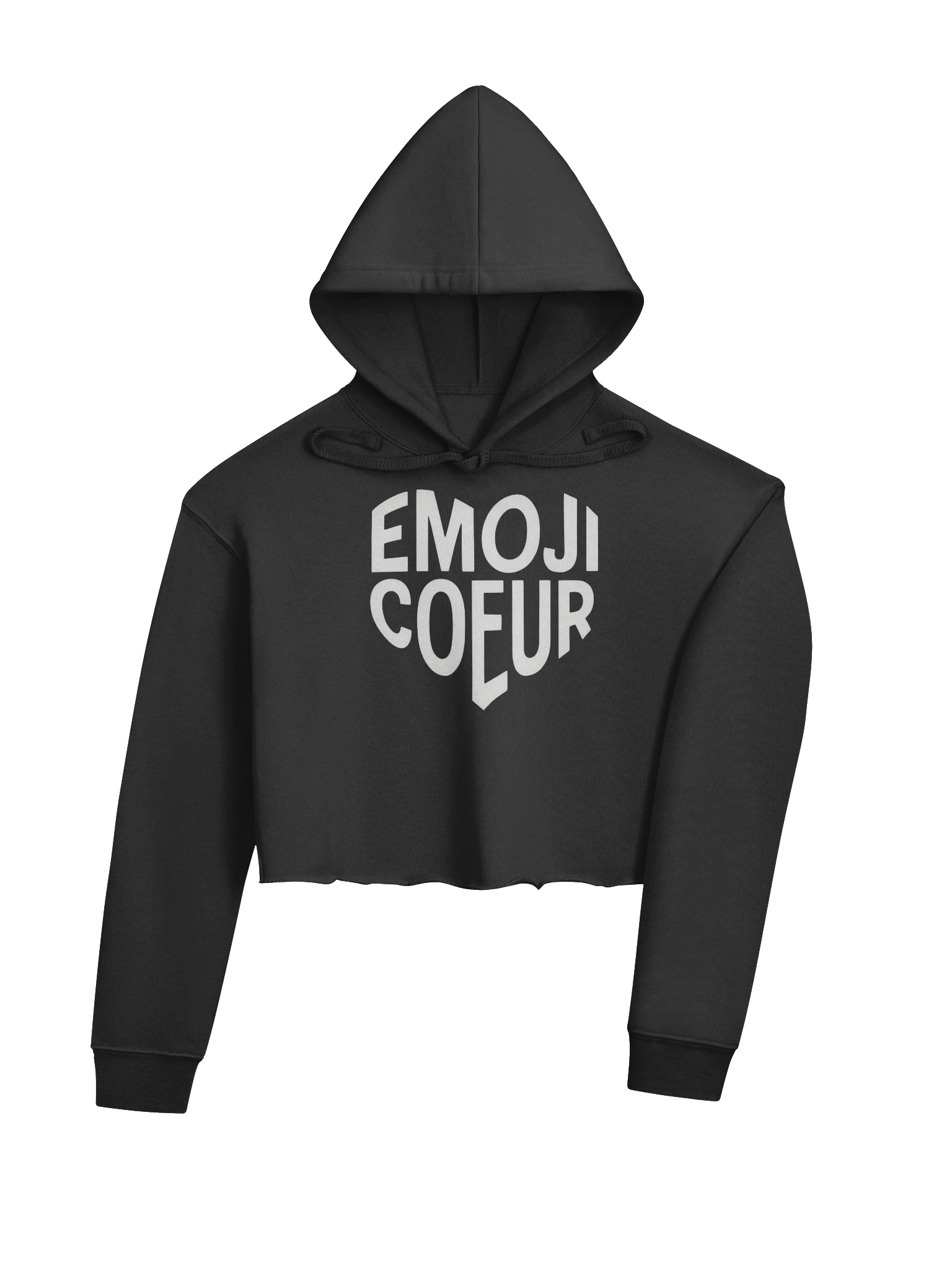 Emoji Coeur Crop hoodie product image (8)