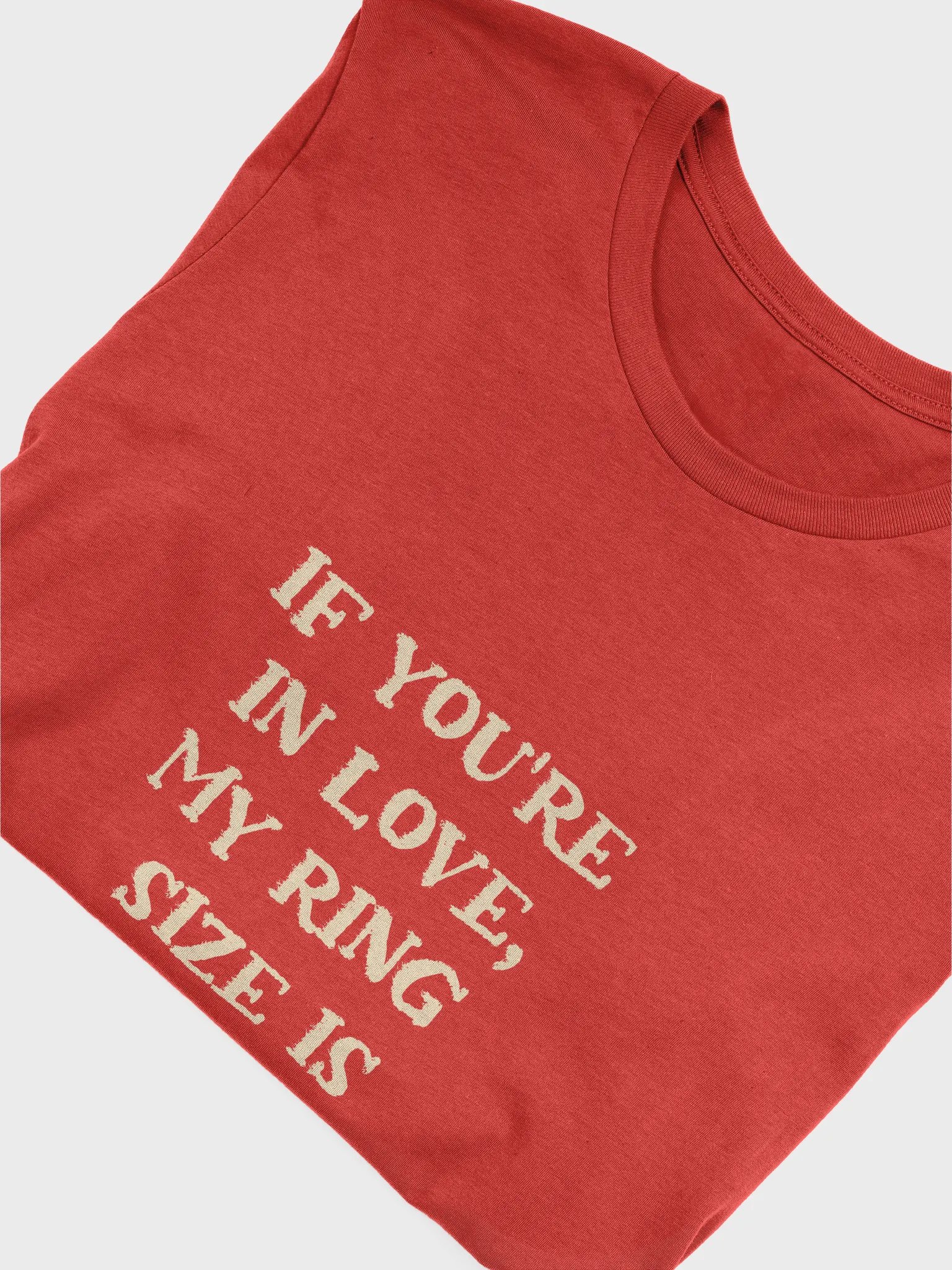 If you're in love...