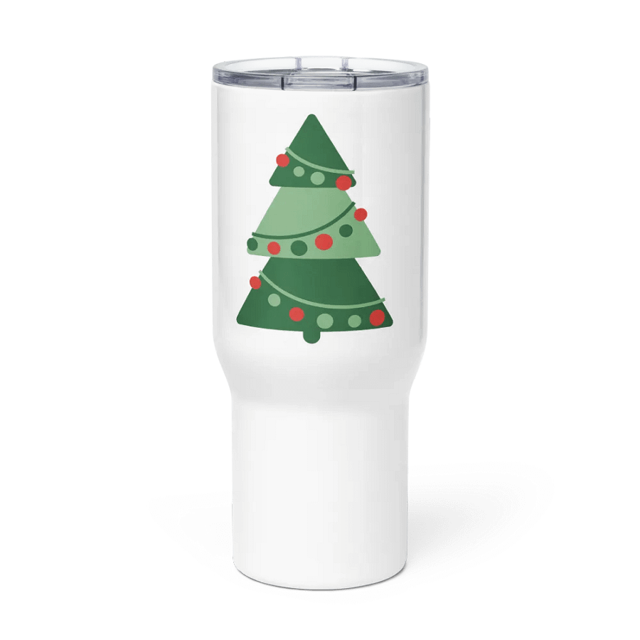 Festive Christmas Tree Travel Mug product image (3)