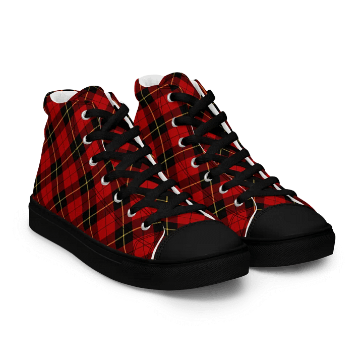 Wallace Tartan Men's High Top Shoes product image (1)