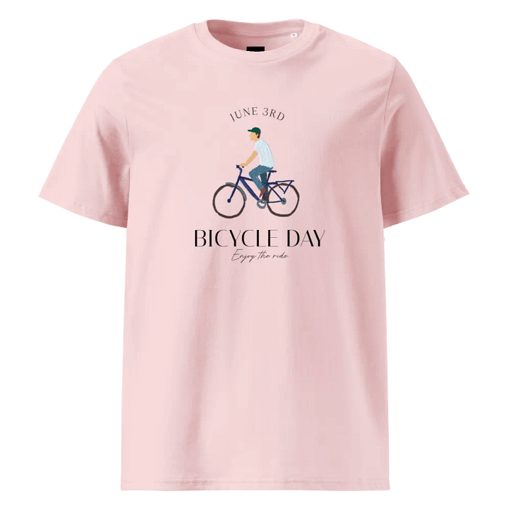'June 3rd Bicycle Day Organic Cotton Tee product image (1)