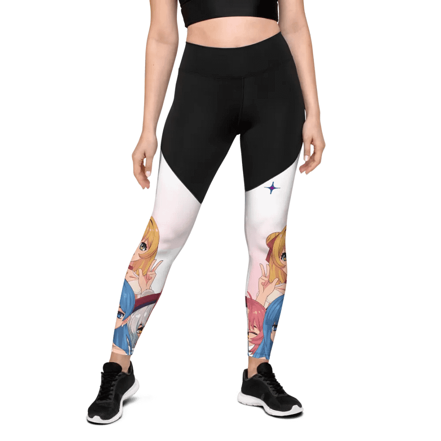 Starry Anime Squad Compression Leggings product image (4)