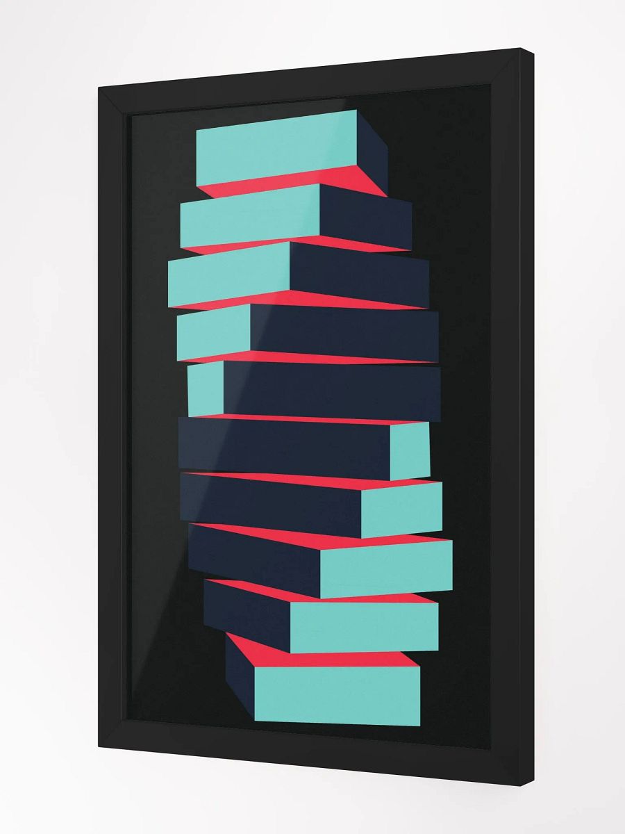 Dynamic Color Stack Framed Poster product image (16)