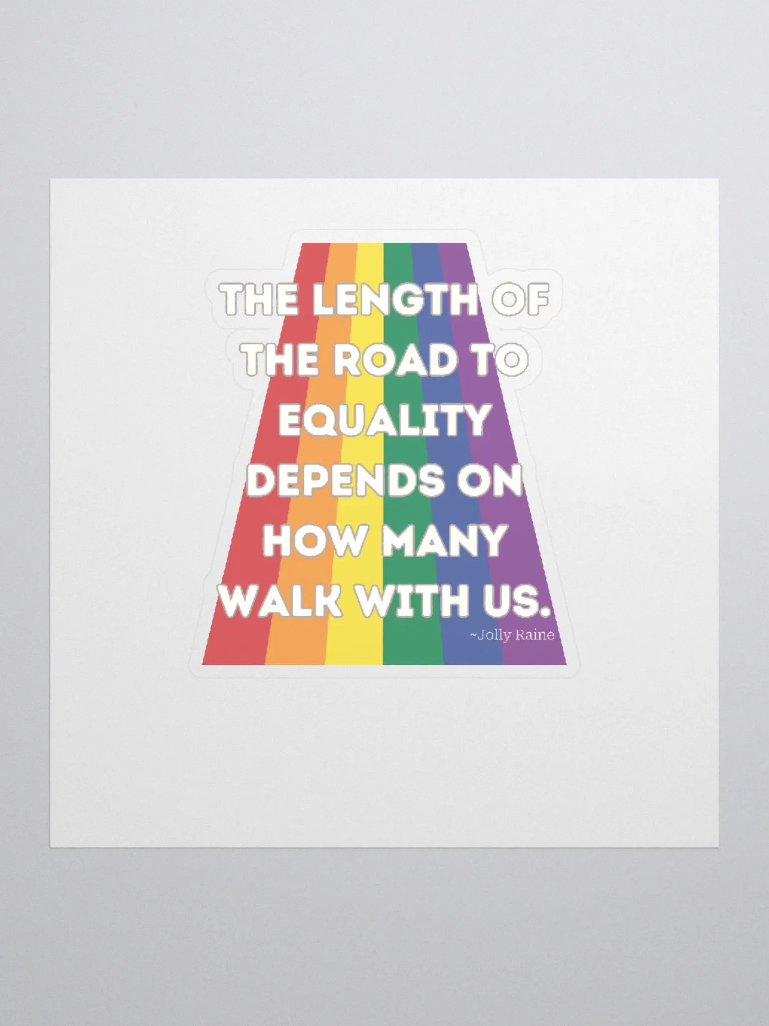 Unity Walk Kiss Cut Stickers product image (1)