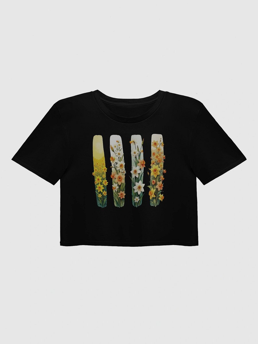 March Vintage Birth Flower Women's Crop Top product image (3)