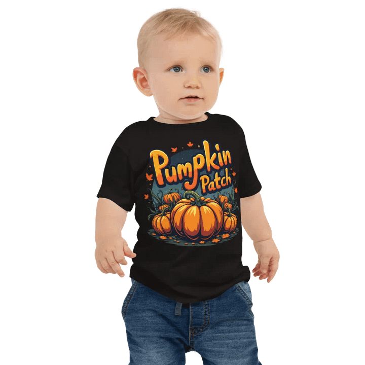 Starry Pumpkin Patch Baby Tee product image (1)